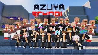 KITA AJAK 1,000 VILLAGER VS YOUTUBER MASUK SEKOLAH KONOHA DI MINECRAFT FULL EPISODE ! JADI PREMAN