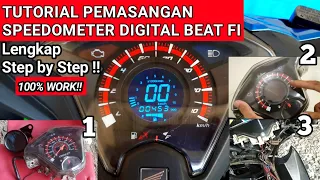 Tutorial Pemasangan Speedometer Digital Beat FI Lengkap Step by Step 100% Work !!