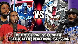 Optimus Prime VS Gundam DEATH BATTLE! Reaction/Discussion