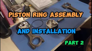 Astra vxr Z20leh piston ring assembly and installation ￼