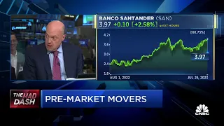 Cramer’s Mad Dash on Banco Santander: This is the $4 stock young people should invest in