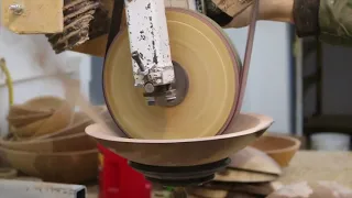 Wooden Bowl Finishing and Stamping