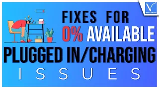 How to fix 0% available plugged in charging but laptop battery not charging issue | Windows