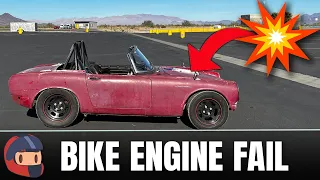 I Blew The Motor In My Motorcycle Powered Car