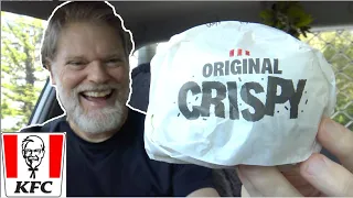 KFC NEW Original Crispy Burger Review