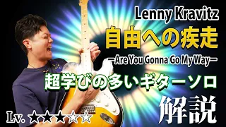 【TAB】Are You Gonna Go My Way "自由ヘの疾走" ギターソロ徹底解説 【Lenny Kravitz】