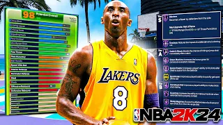 NBA 2K24 KOBE BRYANT BUILD - DEMIGOD 6'6 TWO WAY SCORING MACHINE