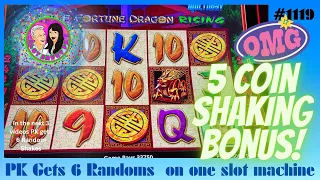 5 COIN SHAKING RANDOM BONUS on Triple Fortune Dragon RISING & many more RANDOMS w Slot SAVVY PK#fun