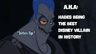 Hades being a total sass king for 6 and a half minutes straight 💙