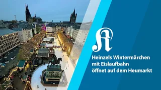 Heinzels Wintermärchen mit Eislaufbahn öffnet auf dem Heumarkt | KStA