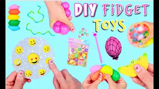 7 DIY FIDGET TOYS IDEAS - Viral TikTok Fidget Toys You Will Love - Emoji POP IT and much more!