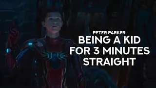 peter parker being a kid for 3 minutes straight