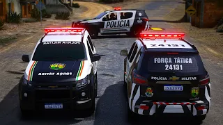 CONFRONTO com NOVO CANGAÇO FORÇA TÁTICA PMCE | GTA 5 POLICIAL