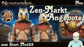 NEVERWINTER Abenteuer im Wildraum - Start Modul28 - Zen-Markt Pakete/Angebote - Überblick PS Deutsch