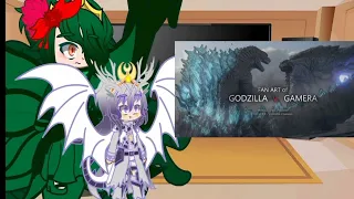 Titanes Female reaccionan a Godzilla vs Gamera tráiler Fan Art