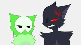 panther and slime pup friendship | kaiju paradise animation [ LOUD NOISES WARNING ]