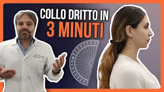 PERCHÉ hai il COLLO AVANTI e come RADDRIZZARE in 3 MINUTI di ESERCIZI