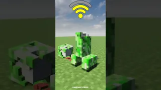 creeper with different Wi-Fi in Minecraft