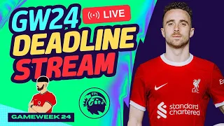 FPL GAMEWEEK 24 DEADLINE STREAM | MAN CITY EARLY TEAM NEWS! ✅ | Fantasy Premier League 2023/24