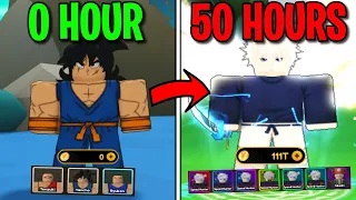 I Spent 50+ Hours To Become OVERPOWERED in Anime Champions Simulator