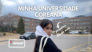 MINHA UNIVERSIDADE COREANA 1° dia de aula | #vicinkorea