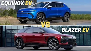 2024 Chevrolet Blazer EV vs. Equinox EV