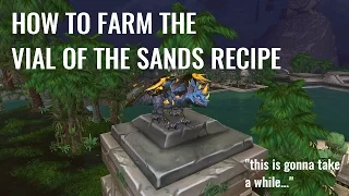 How to farm the Vial of the Sands Recipe (Old way)