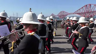 HM Royal Marine Band Parade South Queensferry