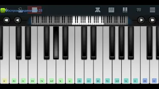 ⛄🎄⛄ Кабы не было зимы🎅⛄🎅Трое из Простоквашино 🎄⛄🎄👍 mobile piano tutorial