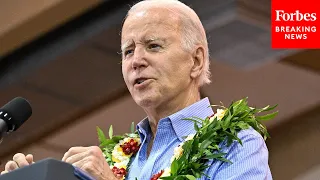 VIRAL MOMENT: Biden Claims He 'Almost Lost My Wife' In A Fire When Speaking To Maui Crowd