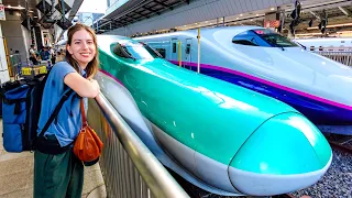 Riding Japan's Bullet Train 🚅 | Epic Train Journey from Tokyo to Hokkaido on the Shinkansen! 🇯🇵