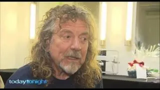 ROBERT PLANT - Today Tonight Interview (Backstage in Adelaide) March 2013