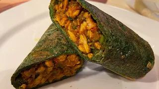 KETO WRAPS WITH 2 INGREDIENTS/green healthy wraps and almost zero carbs