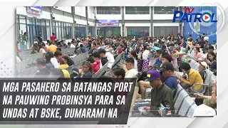 Mga pasahero sa Batangas Port na pauwing probinsya para sa Undas at BSKE, dumarami na | TV Patrol