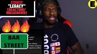 {FROM THE BOTTOM TO THE TOP!} EMINEM "LEGACY" (REACTION/BREAKDOWN)