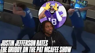 Justin Jefferson Rates The Griddy On The Pat McAfee Show