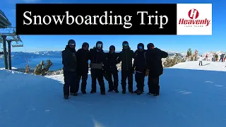 SNOWBOARDING HEAVENLY LAKE TAHOE