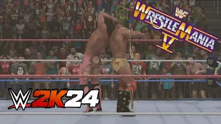 WWE 2K24 | Warrior Vs Rick Rude Showcase All Objectives | The Rudest Awakening