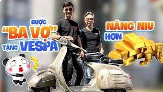 Nghệ Sĩ Tiết Cương review Vespa Spring quà của "Cha Vợ" tặng nên chủ nhân quý như vàng