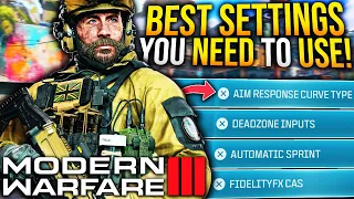 Modern Warfare 3: The BEST SETTINGS You NEED To Use! (MW3 Controller, Audio, & Graphics Settings)