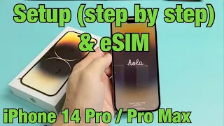 iPhone 14 Pro / Pro Max: How to Setup & Transfer Phone Number (eSIM) - step by step