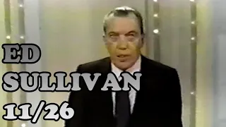 The Beatles Ed Sullivan 11/26 Intro