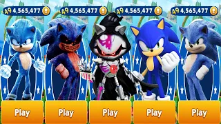 Sonic Dash - Sonic vs Reaper Metal Sonic vs Sonic.Exe vs Movie Sonic - All Characters Unlocked