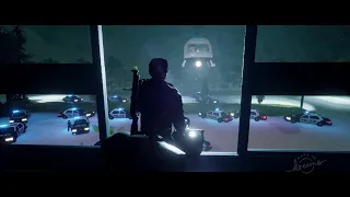 Terminator 2 Cyberdyne Minigun Scene on PS5 PS4 | #MadeInDreams