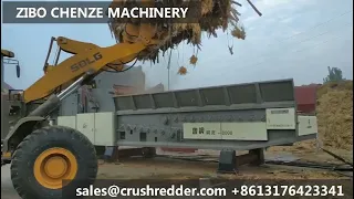 large biomass wood waste chipper crusher weilong8000