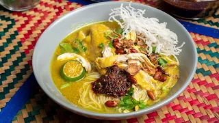 Bihun Soto Ayam dimusim hujan.