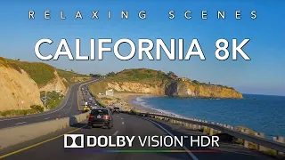 Driving Southern California Coast in 8K HDR Dolby Vision - Palos Verdes to San Diego