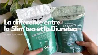 DIFFÉRENCES ENTRE LA SLIM’TEA ET LA DIURETEA 🍃 OWARI