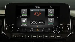 2023 Nissan Pathfinder - Control Panel and Touch Screen Overview