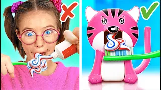 BATHROOM AND CLEANING HACKS FOR SMART PARENTS || Ideas For DIY Parenting Gadgets By 123 GO! Like